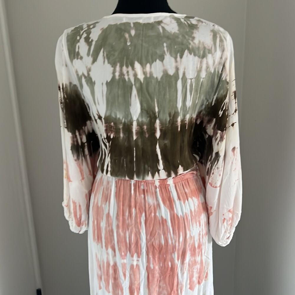 NWT Young Fabulous & Broke Geode Jillian Tie Dye Multi Faux Wrap Tie Waist - Picture 14 of 16
